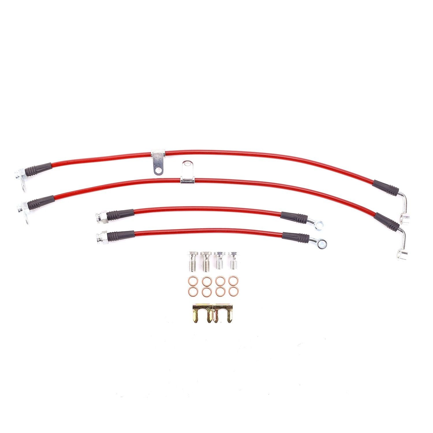 PowerStop Power Stop 06-19 Mazda MX-5 Miata Front & Rear SS Braided Brake Hose Kit BH00157