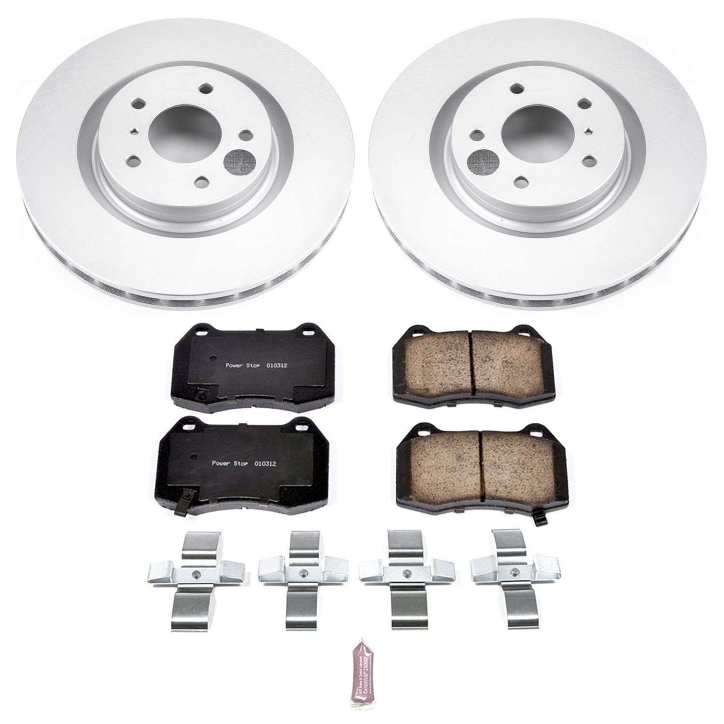 PowerStop Power Stop 03-04 Infiniti G35 Front Z17 Evolution Geomet Coated Brake Kit CRK104