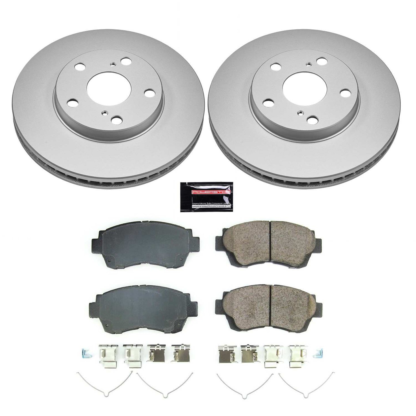 PowerStop Power Stop 98-03 Toyota Sienna Front Z17 Coated Brake Kit CRK1054A