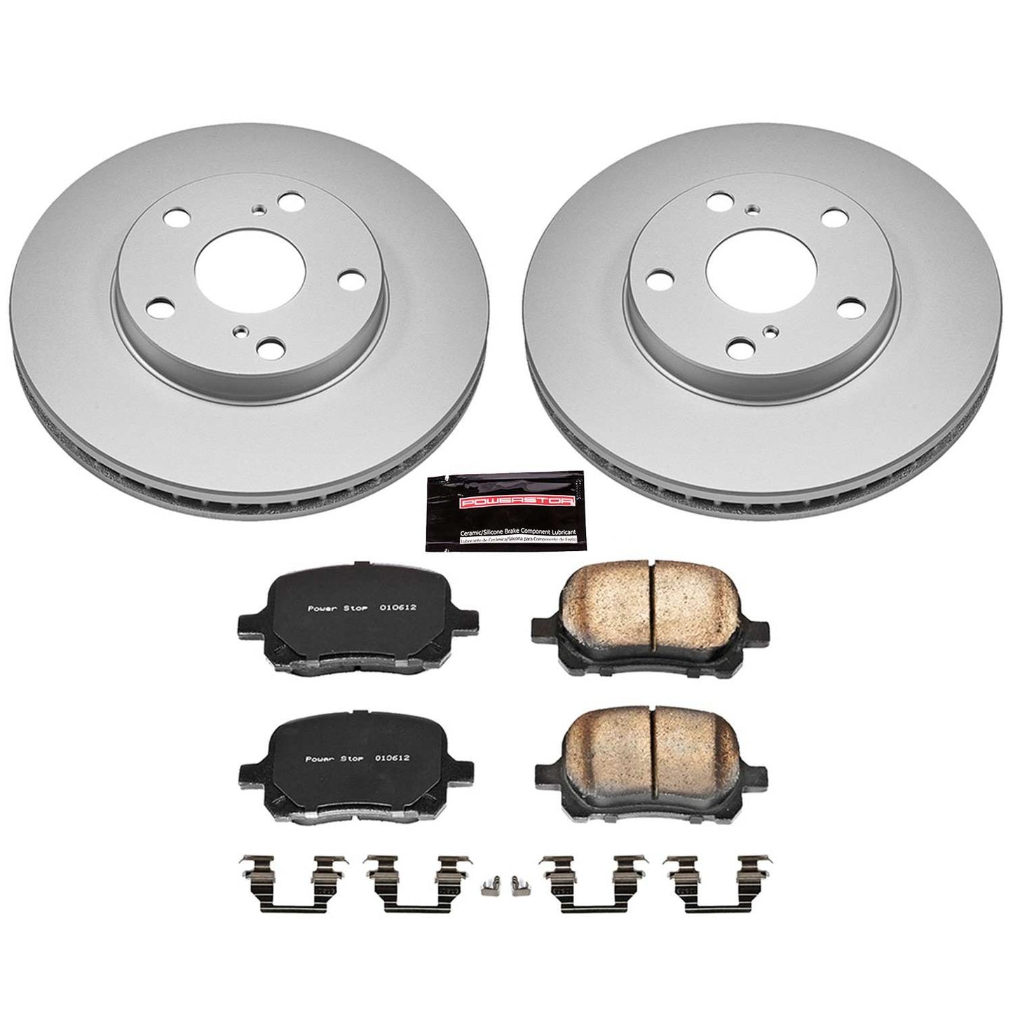 PowerStop Power Stop 97-01 Lexus ES300 Front Z17 Evolution Geomet Coated Brake Kit CRK1058