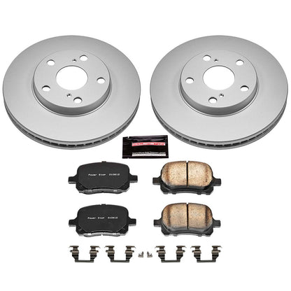 PowerStop Power Stop 97-01 Lexus ES300 Front Z17 Evolution Geomet Coated Brake Kit CRK1058