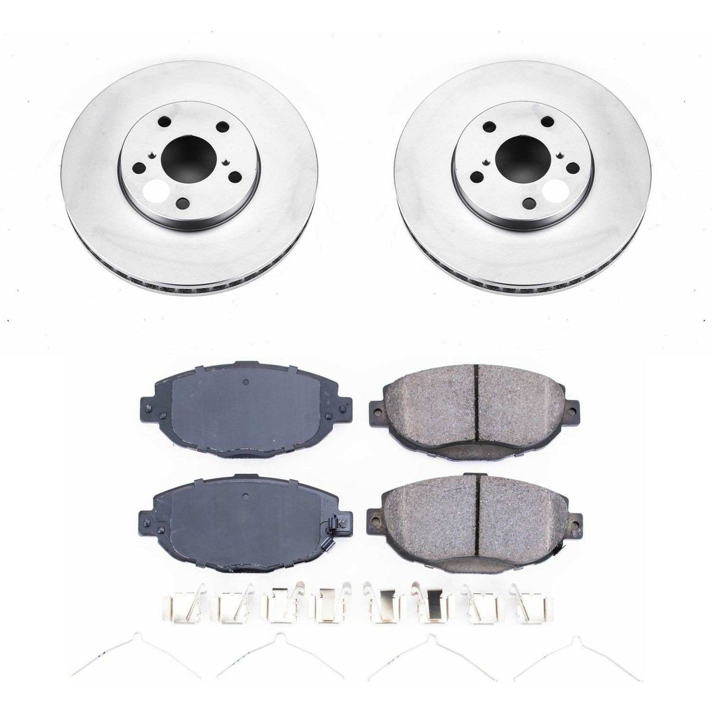 PowerStop Power Stop 99-00 Lexus SC300 Front Z17 Evolution Geomet Coated Brake Kit CRK1073