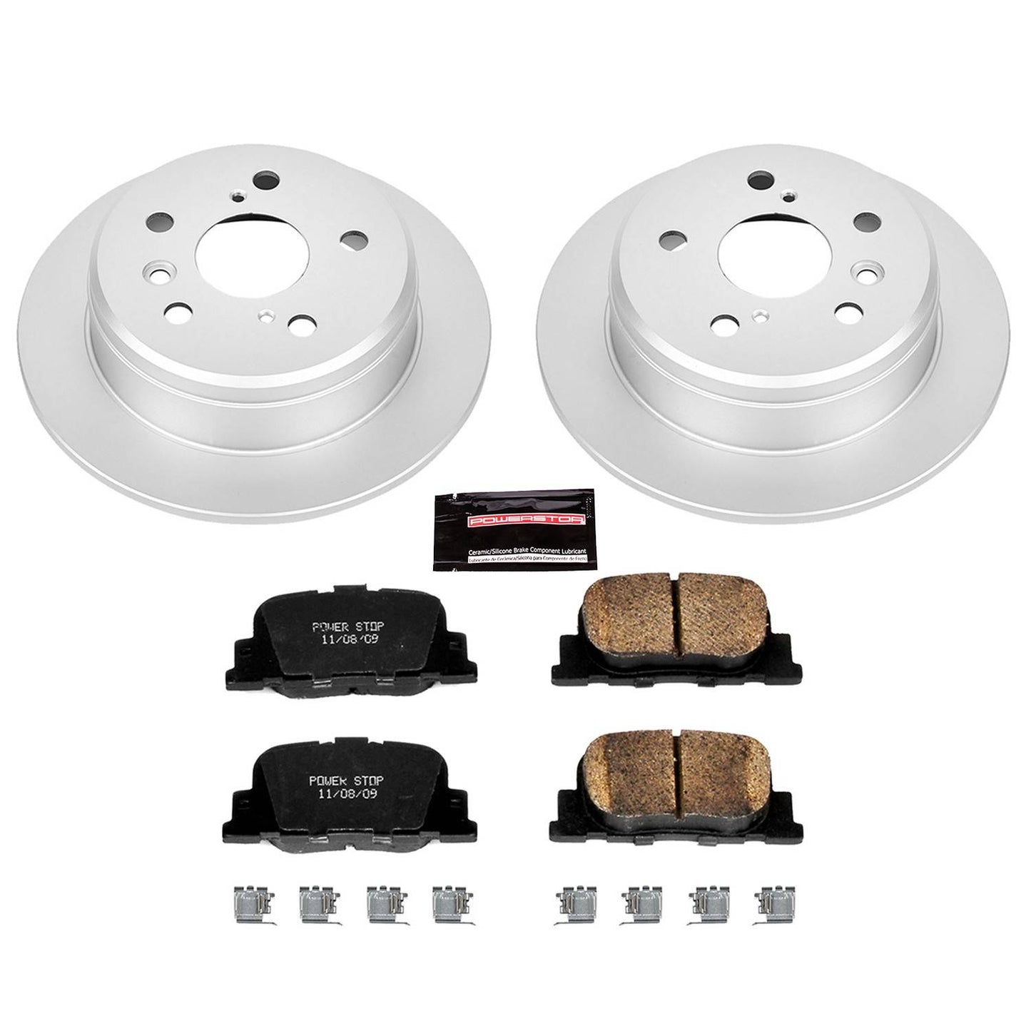 PowerStop Power Stop 00-01 Lexus ES300 Rear Z17 Evolution Geomet Coated Brake Kit CRK1084