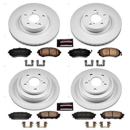 PowerStop Power Stop 05-06 Saab 9-2X Front & Rear Z17 Evolution Geomet Coated Brake Kit CRK1127