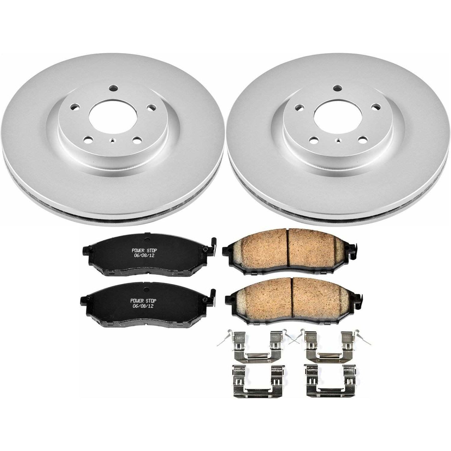 PowerStop Power Stop 08-12 Infiniti EX35 Front Z17 Evolution Geomet Coated Brake Kit CRK112