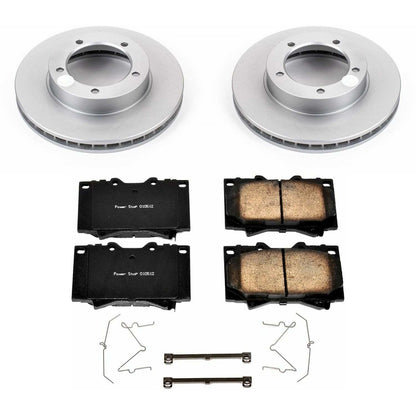 PowerStop Power Stop 98-07 Lexus LX470 Front Z17 Evolution Geomet Coated Brake Kit CRK1132