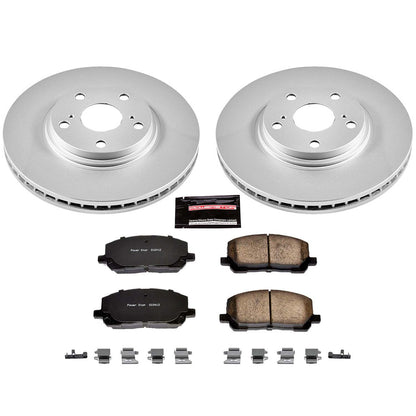 PowerStop Power Stop 01-07 Toyota Highlander Front Z17 Evolution Geomet Coated Brake Kit CRK1137