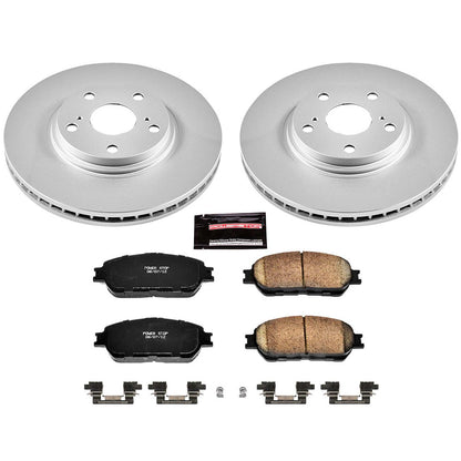 PowerStop Power Stop 04-06 Lexus ES330 Front Z17 Evolution Geomet Coated Brake Kit CRK1141