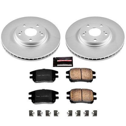 PowerStop Power Stop 02-03 Lexus RX300 Front Z17 Evolution Geomet Coated Brake Kit CRK1146