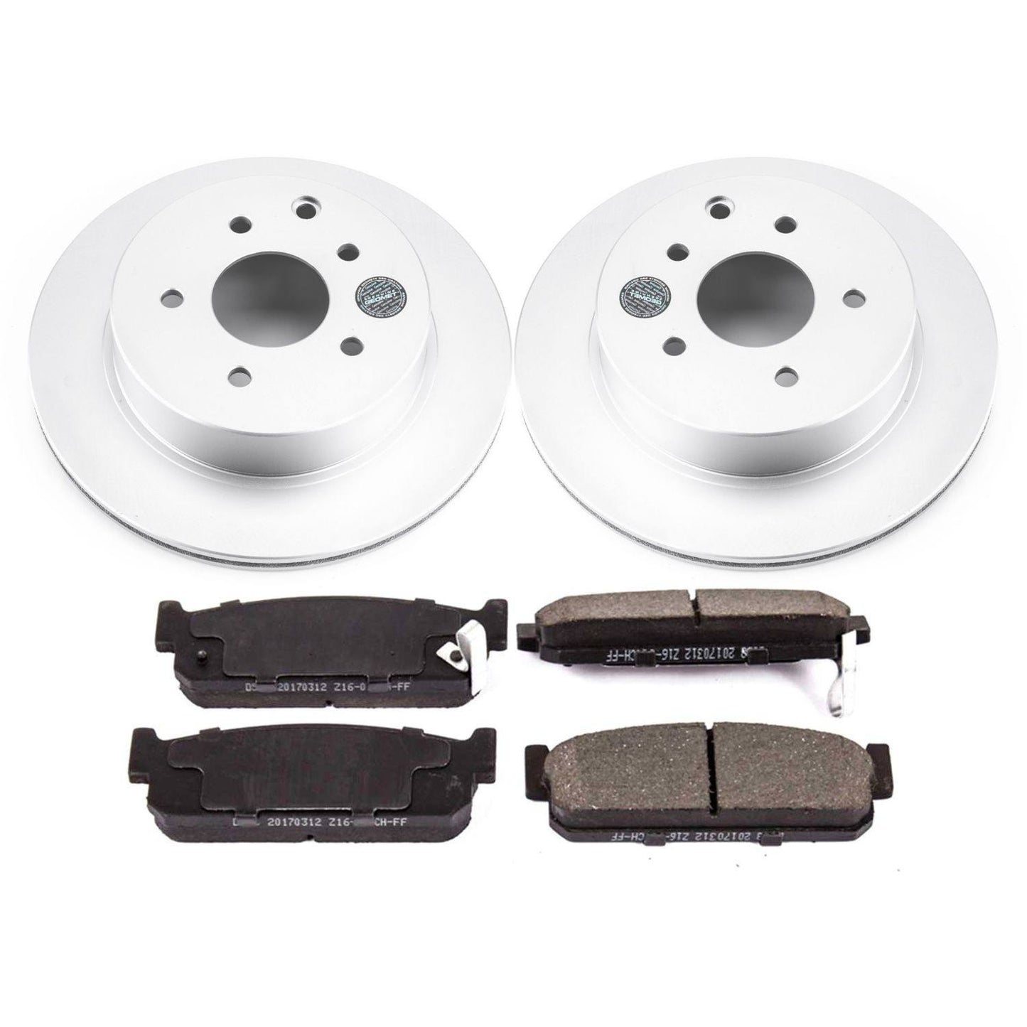 PowerStop Power Stop 93-97 Infiniti J30 Rear Z17 Evolution Geomet Coated Brake Kit CRK1165