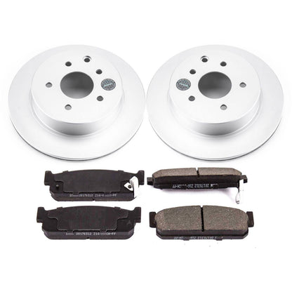 PowerStop Power Stop 93-97 Infiniti J30 Rear Z17 Evolution Geomet Coated Brake Kit CRK1165