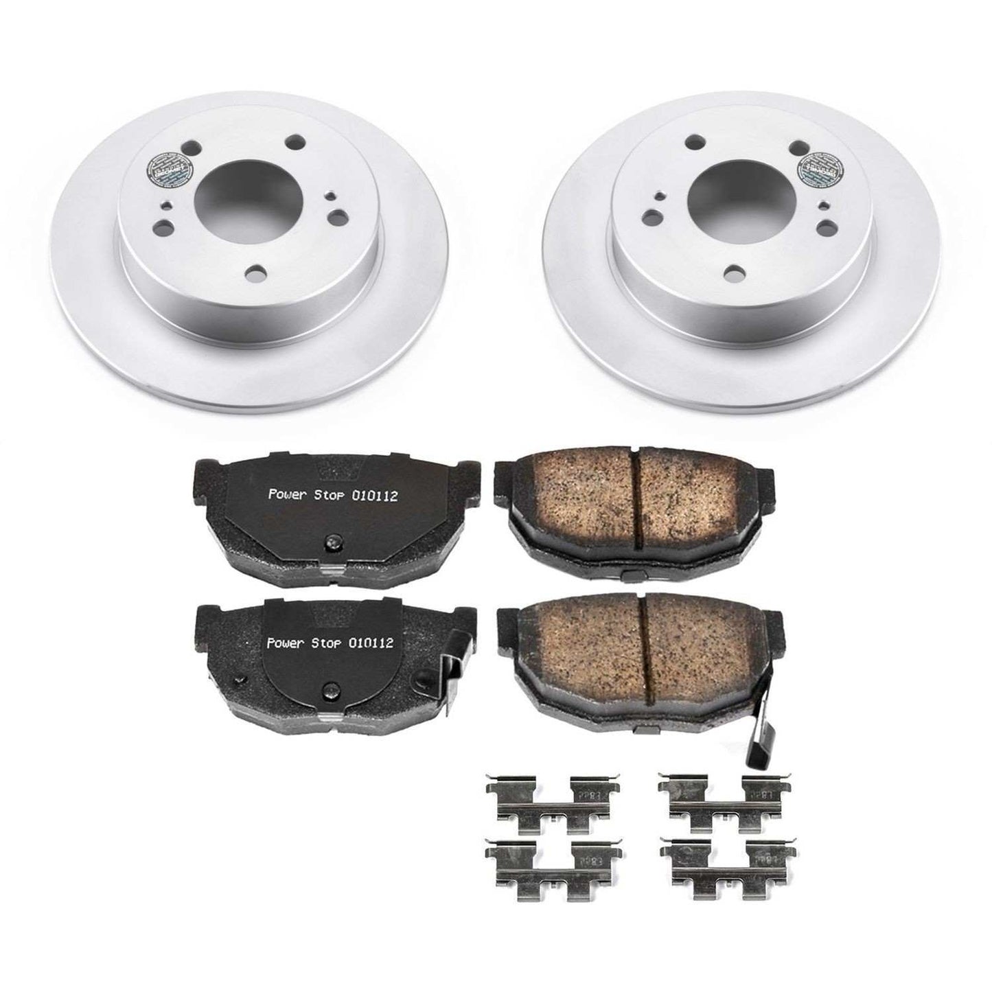 PowerStop Power Stop 94-98 Nissan 240SX Rear Z17 Evolution Geomet Coated Brake Kit CRK1174