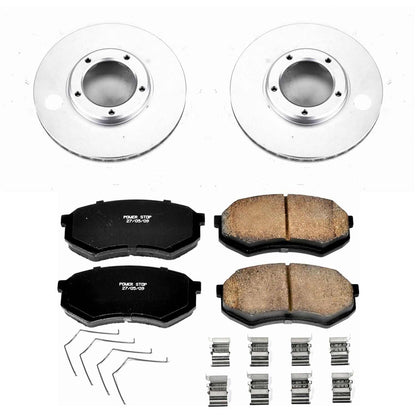 PowerStop Power Stop 95-04 Toyota Tacoma Front Z17 Evolution Geomet Coated Brake Kit CRK1232