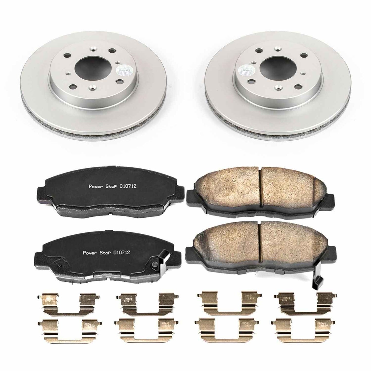 PowerStop Power Stop 98-99 Acura CL Front Z17 Evolution Geomet Coated Brake Kit CRK1239