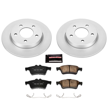 PowerStop Power Stop 06-13 Mazda 3 Rear Z17 Evolution Geomet Coated Brake Kit CRK123