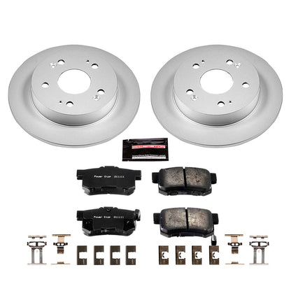 PowerStop Power Stop 13-15 Acura ILX Rear Z17 Evolution Geomet Coated Brake Kit CRK1243