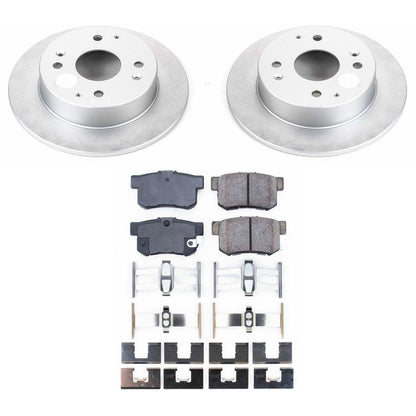 PowerStop Power Stop 98-99 Acura CL Rear Z17 Evolution Geomet Coated Brake Kit CRK1244