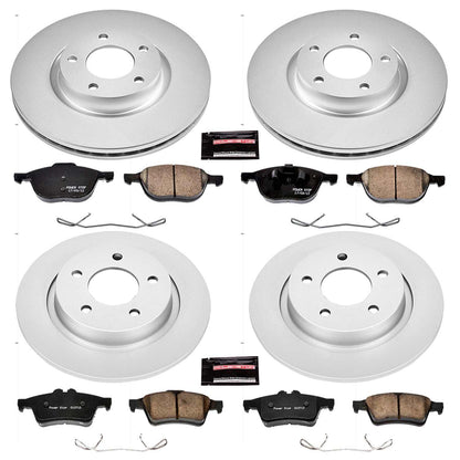 PowerStop Power Stop 04-13 Mazda 3 Front & Rear Z17 Evolution Geomet Coated Brake Kit CRK126