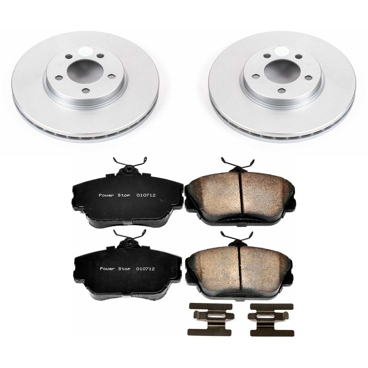 PowerStop Power Stop 96-99 Ford Taurus Front Z17 Evolution Geomet Coated Brake Kit CRK1318