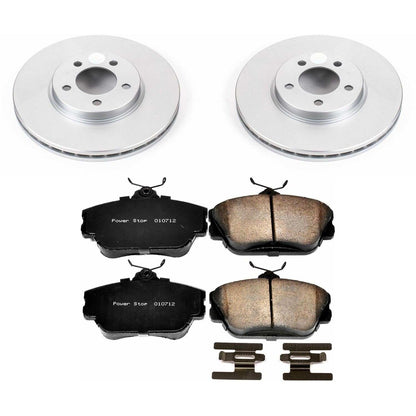 PowerStop Power Stop 96-99 Ford Taurus Front Z17 Evolution Geomet Coated Brake Kit CRK1318
