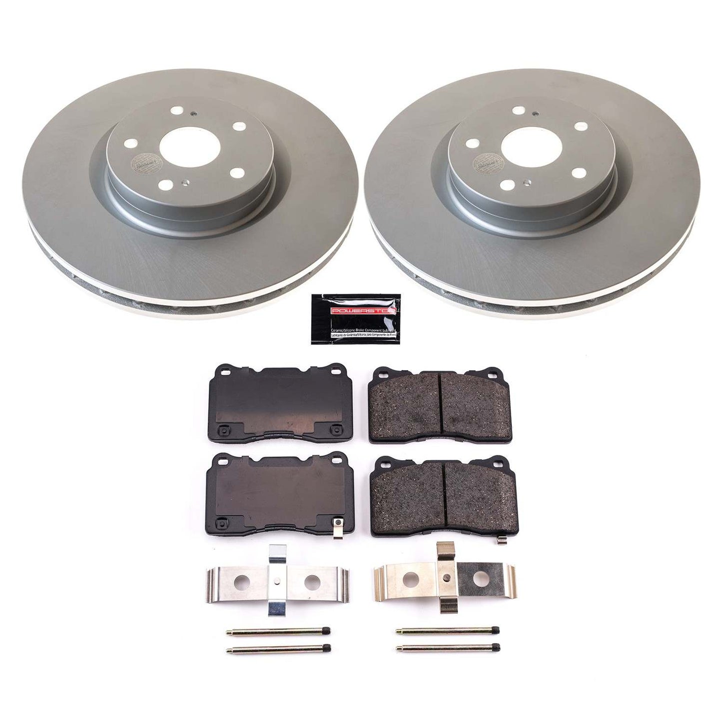 PowerStop Power Stop 15-17 Subaru WRX STI Front Z17 Coated Brake Kit CRK131