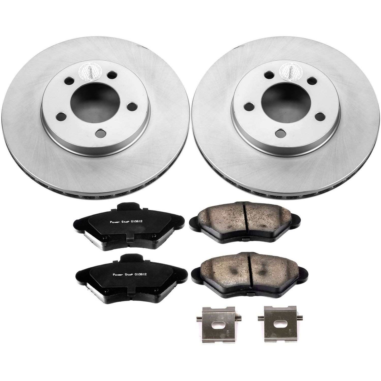 PowerStop Power Stop 93-97 Ford Thunderbird Front Z17 Evolution Geomet Coated Brake Kit CRK1325