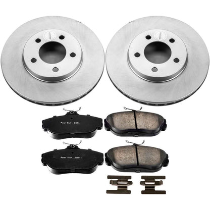 PowerStop Power Stop 94-00 Ford Taurus Front Z17 Evolution Geomet Coated Brake Kit CRK1327