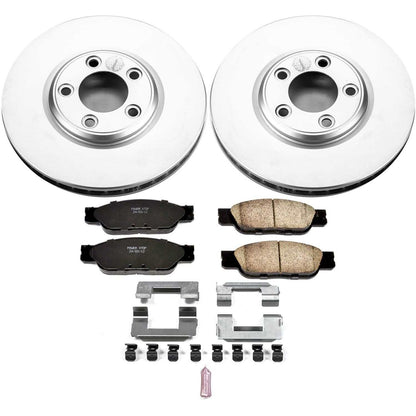 PowerStop Power Stop 02-05 Ford Thunderbird Front Z17 Evolution Geomet Coated Brake Kit CRK1351
