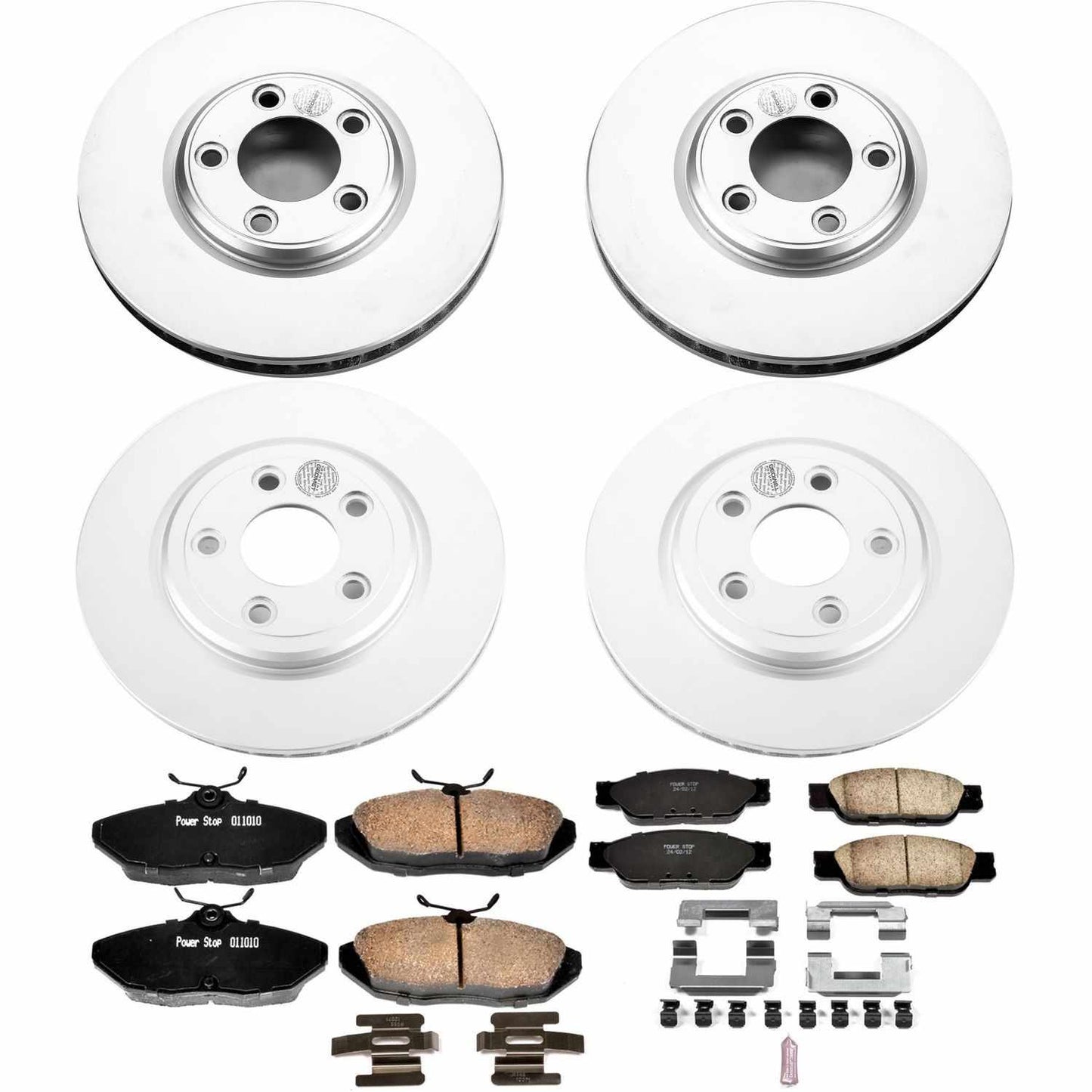PowerStop Power Stop 02-05 Ford Thunderbird Front & Rear Z17 Evolution Geomet Coated Brake Kit CRK1352