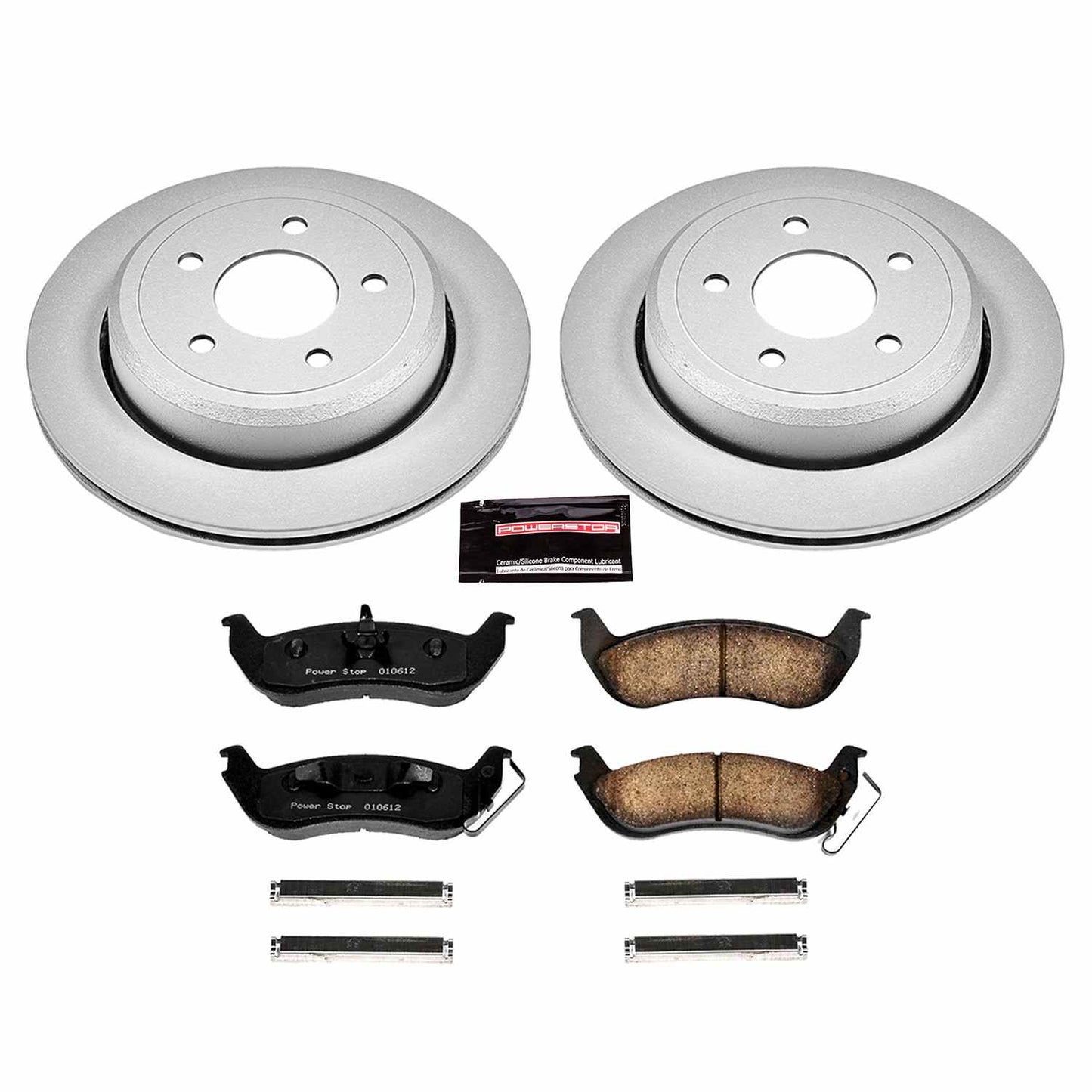 PowerStop Power Stop 03-11 Ford Crown Victoria Rear Z17 Evolution Geomet Coated Brake Kit CRK1368