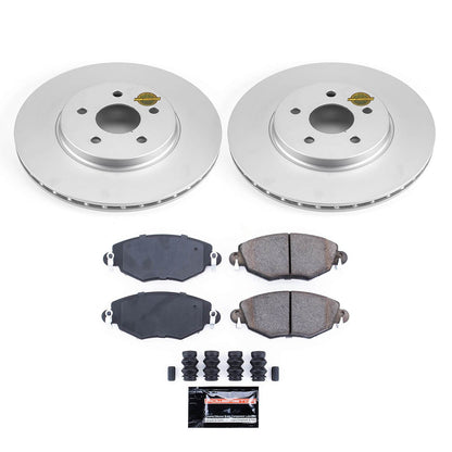 PowerStop Power Stop 02-08 Jaguar X-Type Front Z23 Evolution Sport Coated Brake Kit CRK1373
