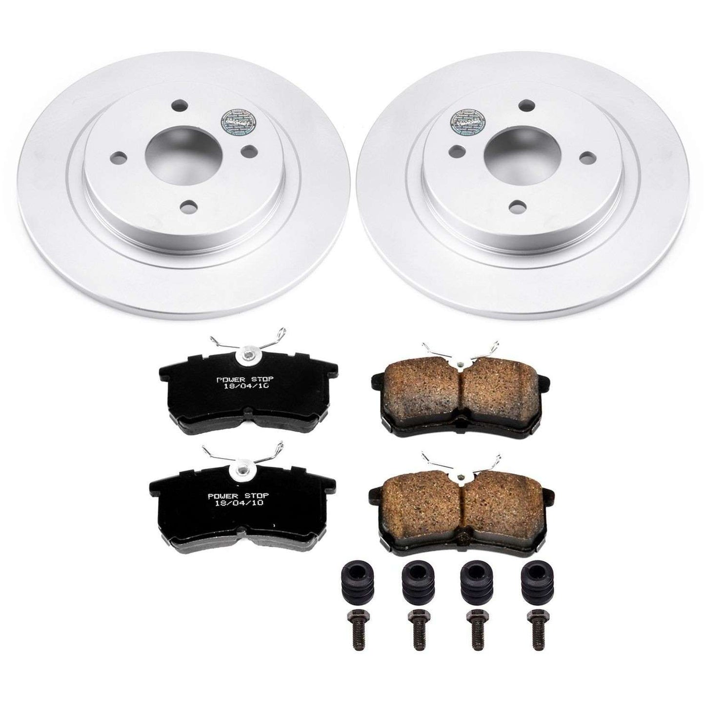 PowerStop Power Stop 02-04 Ford Focus Rear Z17 Evolution Geomet Coated Brake Kit CRK1376