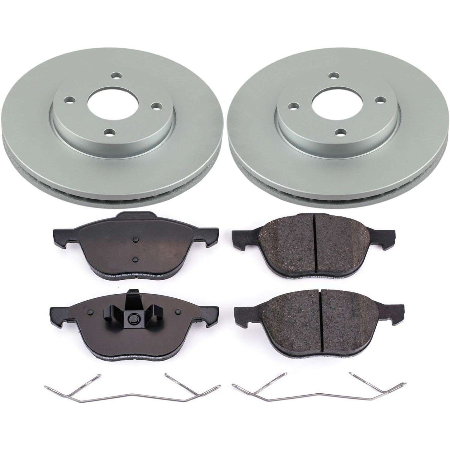 PowerStop Power Stop 05-07 Ford Focus Front Z17 Evolution Geomet Coated Brake Kit CRK1377