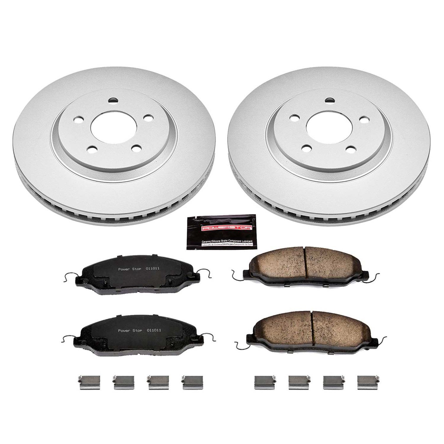 PowerStop Power Stop 05-10 Ford Mustang Front Z17 Evolution Geomet Coated Brake Kit CRK1380