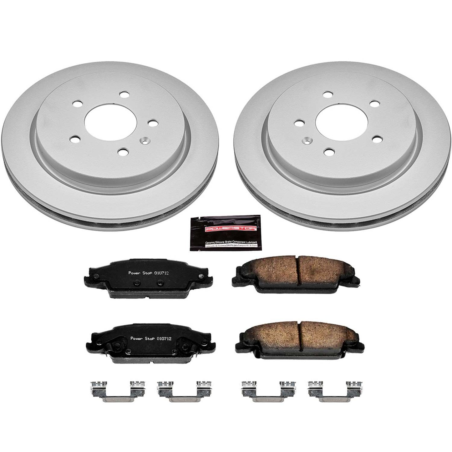 PowerStop Power Stop 03-07 Cadillac CTS Rear Z17 Evolution Geomet Coated Brake Kit CRK1425