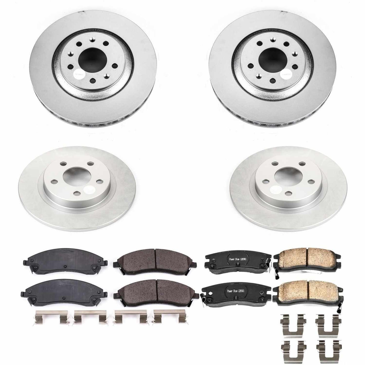 PowerStop Power Stop 04-05 Pontiac Bonneville Front & Rear Z17 Evolution Geomet Coated Brake Kit CRK1431