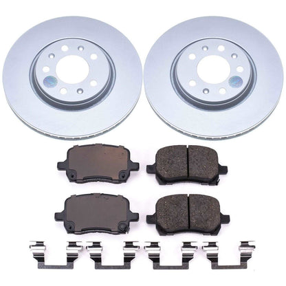 PowerStop Power Stop 06-09 Pontiac Solstice Front Z17 Evolution Geomet Coated Brake Kit CRK1433