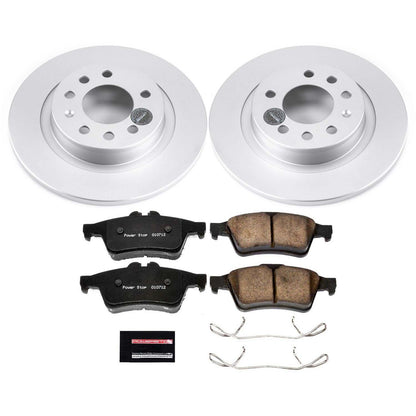 PowerStop Power Stop 06-09 Pontiac Solstice Rear Z17 Evolution Geomet Coated Brake Kit CRK1436