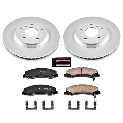 PowerStop Power Stop 06-11 Buick Lucerne Front Z17 Evolution Geomet Coated Brake Kit CRK1437