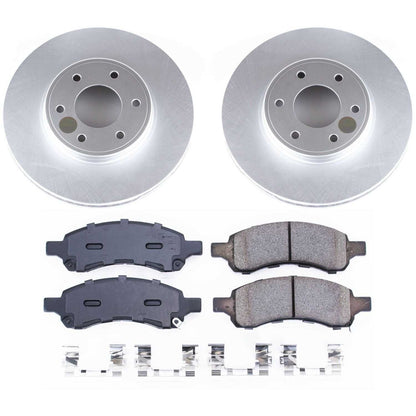 PowerStop Power Stop 06-09 Chevrolet Trailblazer Front Z17 Evolution Geomet Coated Brake Kit CRK1453