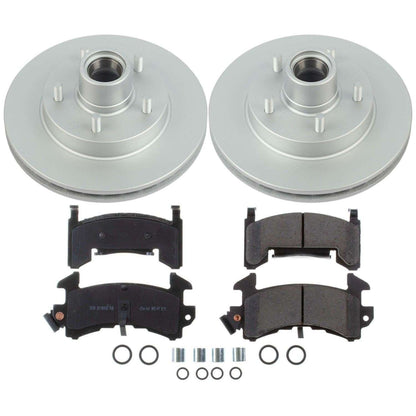 PowerStop Power Stop 82-87 Buick Regal Front Z17 Evolution Geomet Coated Brake Kit CRK1482