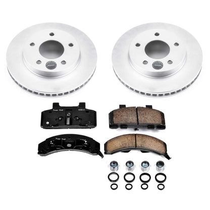 PowerStop Power Stop 83-96 Buick Century Front Z17 Evolution Geomet Coated Brake Kit CRK1487