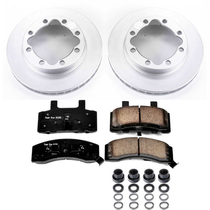 PowerStop Power Stop 94-99 Chevrolet K1500 Suburban Front Z17 Evolution Geomet Coated Brake Kit CRK1524