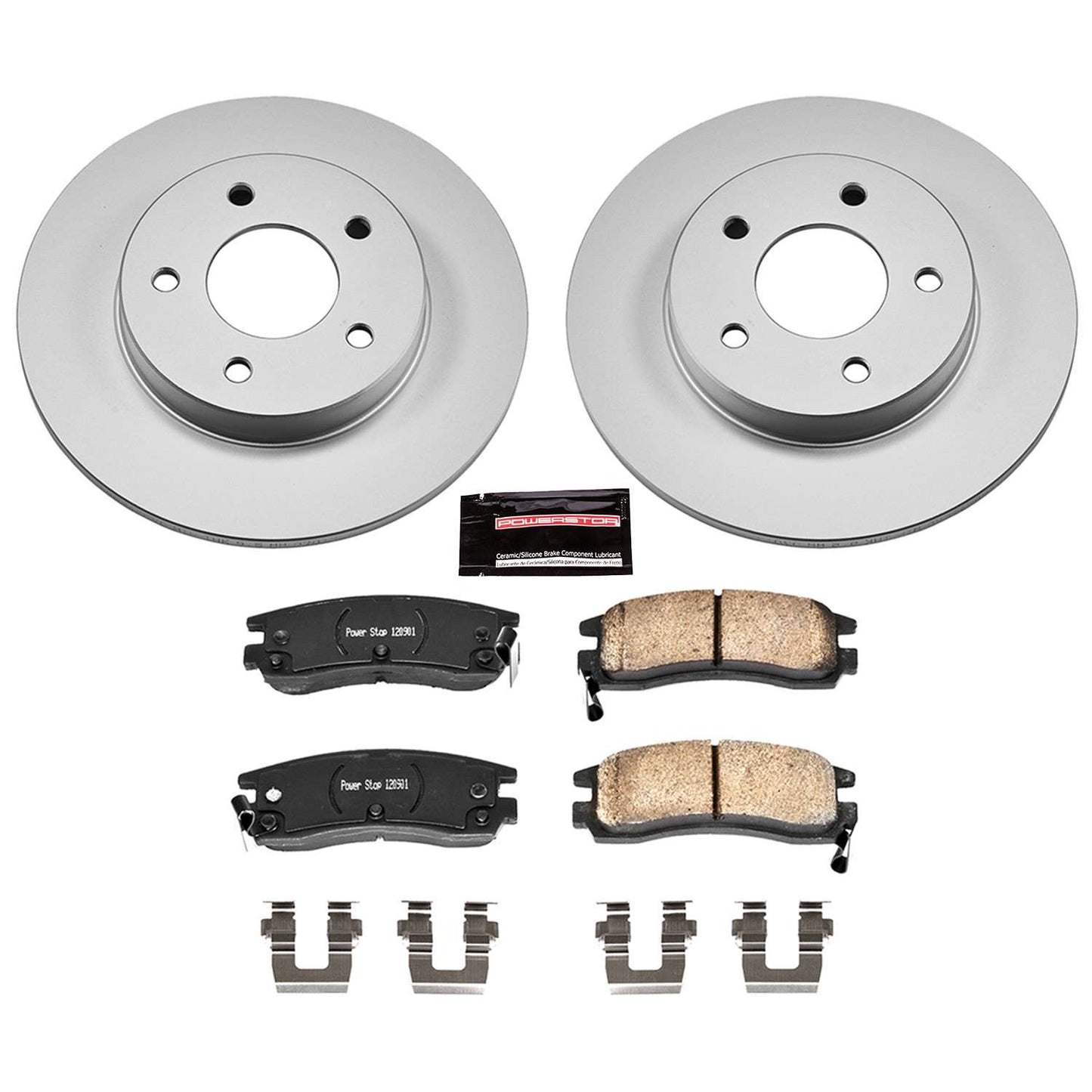 PowerStop Power Stop 00-05 Buick LeSabre Rear Z17 Evolution Geomet Coated Brake Kit CRK1526