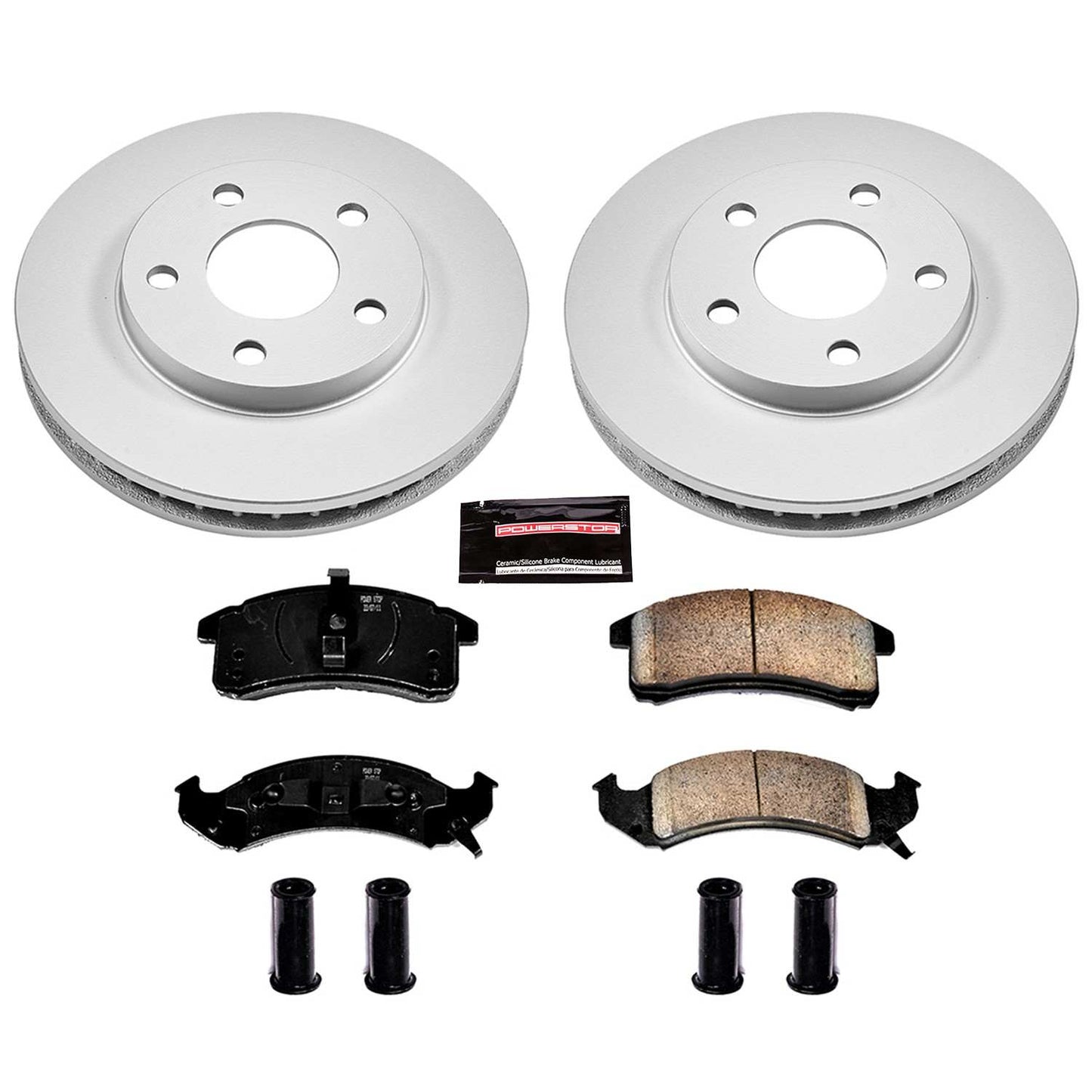 PowerStop Power Stop 92-93 Buick LeSabre Front Z17 Evolution Geomet Coated Brake Kit CRK1532