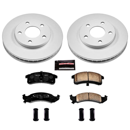 PowerStop Power Stop 94-99 Buick LeSabre Front Z17 Evolution Geomet Coated Brake Kit CRK1534
