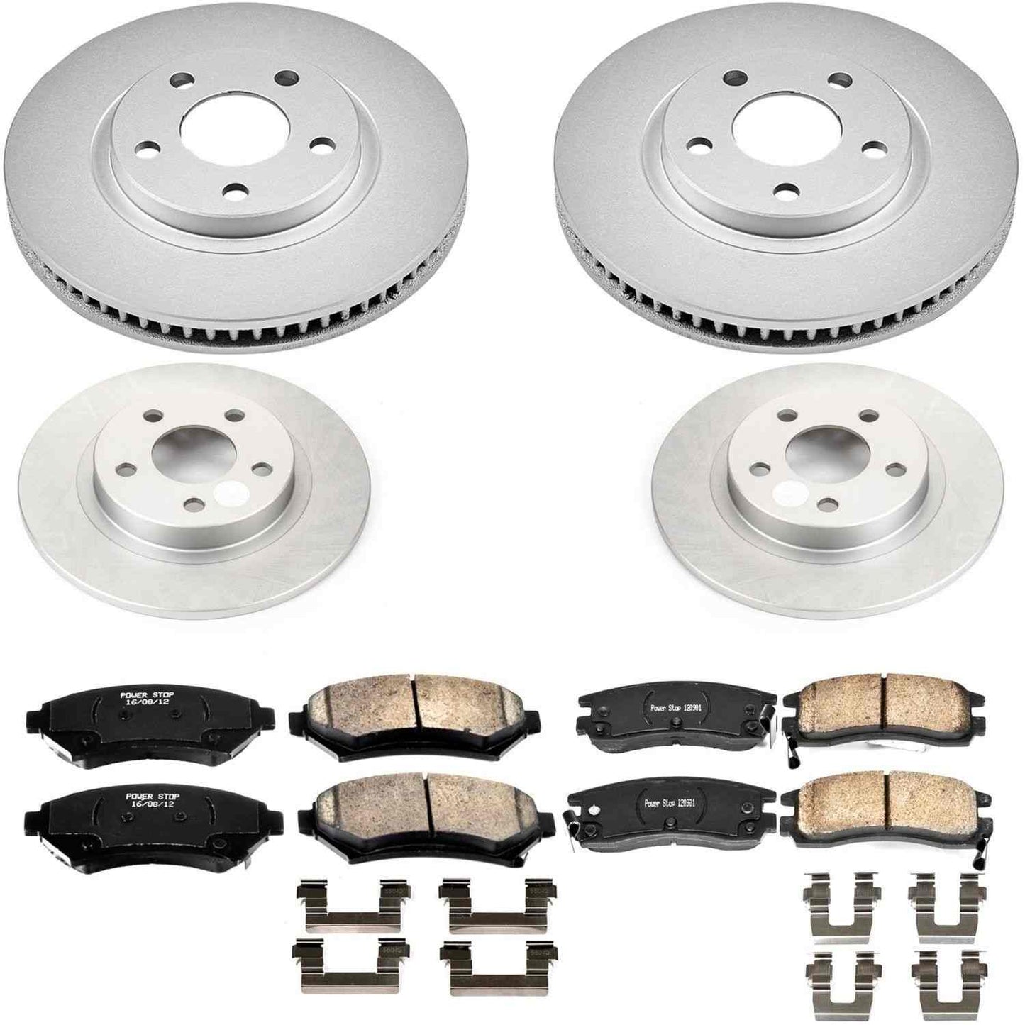 PowerStop Power Stop 03-05 Buick Park Avenue Front & Rear Z17 Evolution Geomet Coated Brake Kit CRK1545