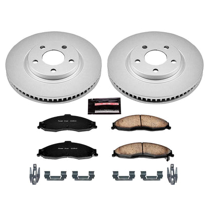 PowerStop Power Stop 98-02 Chevrolet Camaro Front Z17 Evolution Geomet Coated Brake Kit CRK1547