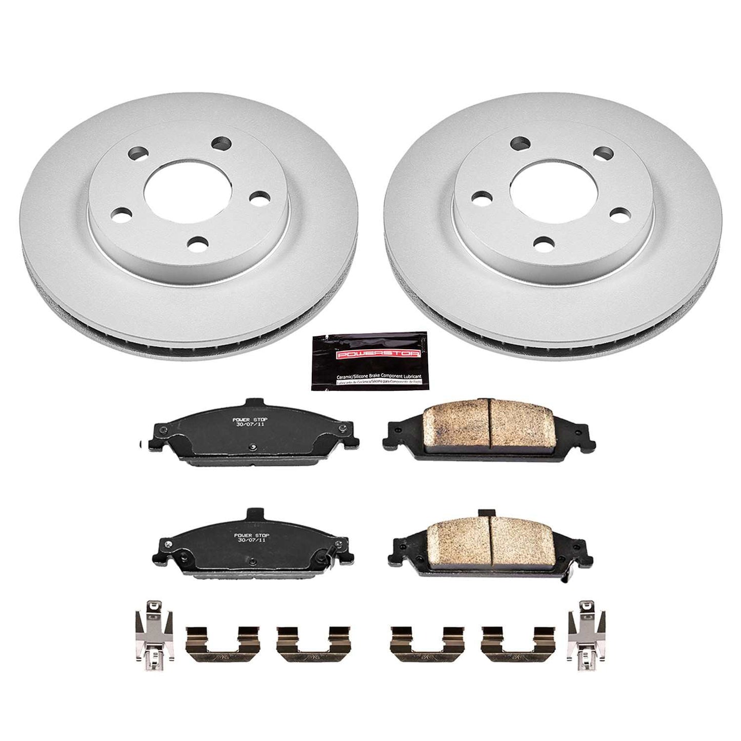 PowerStop Power Stop 04-05 Chevrolet Classic Front Z17 Evolution Geomet Coated Brake Kit CRK1551
