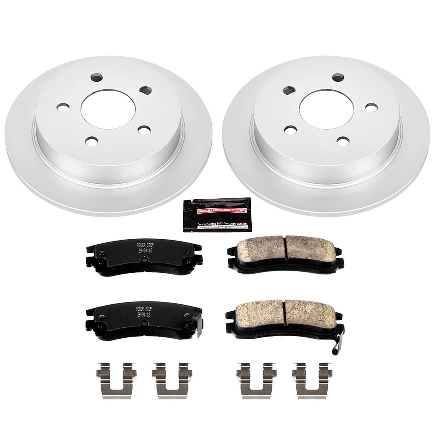 PowerStop Power Stop 04-05 Buick Century Rear Z17 Evolution Geomet Coated Brake Kit CRK1558